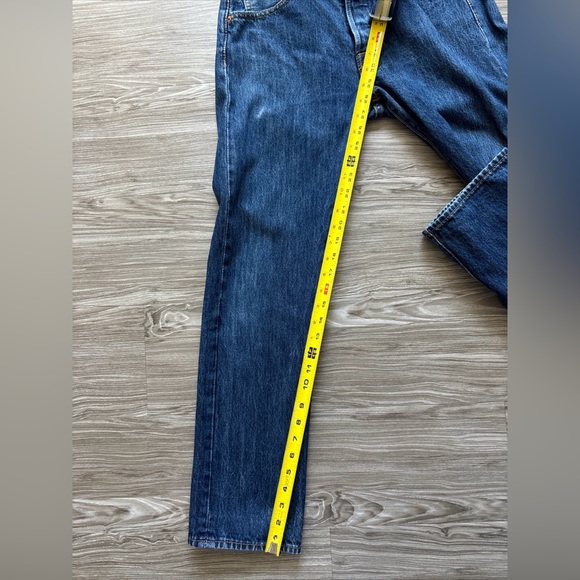 VINTAGE LEVIS  501 BUTTON FRONT JEAN  29 x 30 UNISEX - Picture 12 of 14